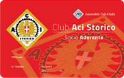 Tessera ACI Storico